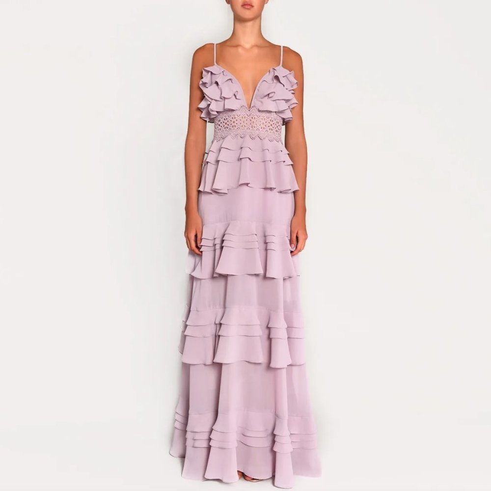 True Decadence Dusty Pink Maxi Dress
